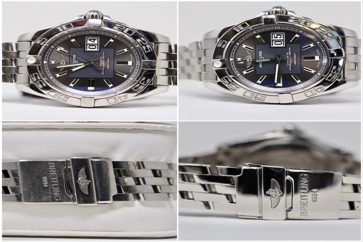 Breitling Luxury Watch Bracelet And Clasp Polishing At Watch Technicians St. Louis