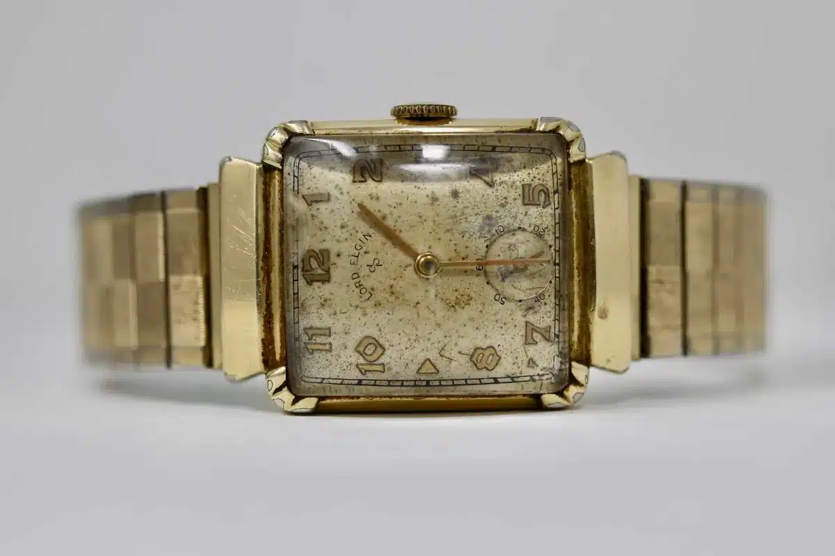 Vintage Lord Elgin Wristwatch Brought In For Restoration At Watch Technicians St. Louis