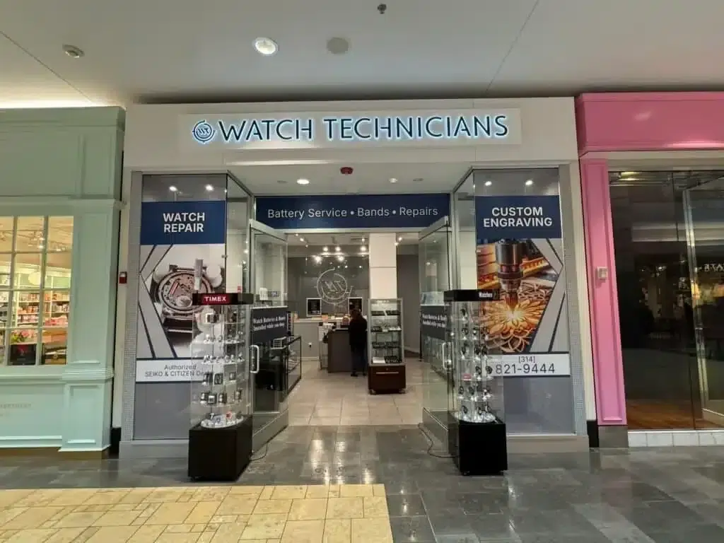Watch Technicians Des Peres Location Inside West County Mall — Watch Repair And Engraving